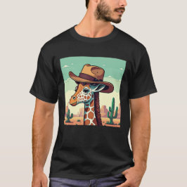 Camiseta de jirafa vaquera linda | Jirafa 