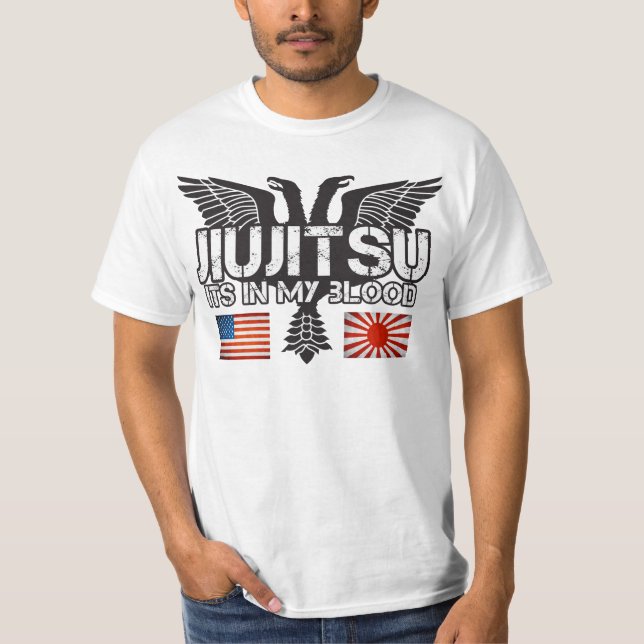 Camiseta de JiuJitsu los E.E.U.U. (Anverso)