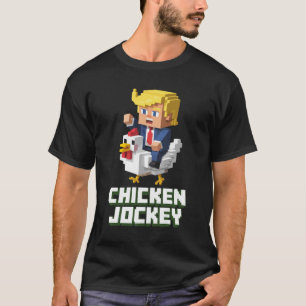 Camiseta de Jockey de Pollo Trump - Meme Pixel Gam