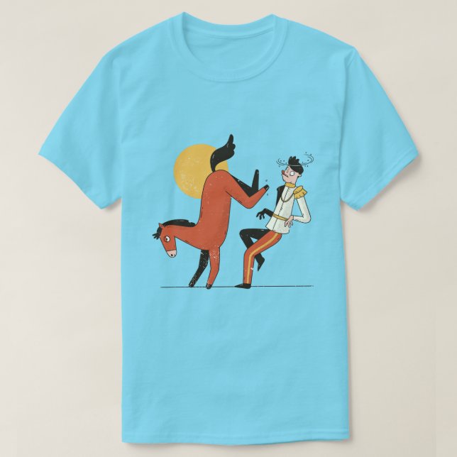 Camiseta de Jockey sobre Caballo (Diseño del anverso)