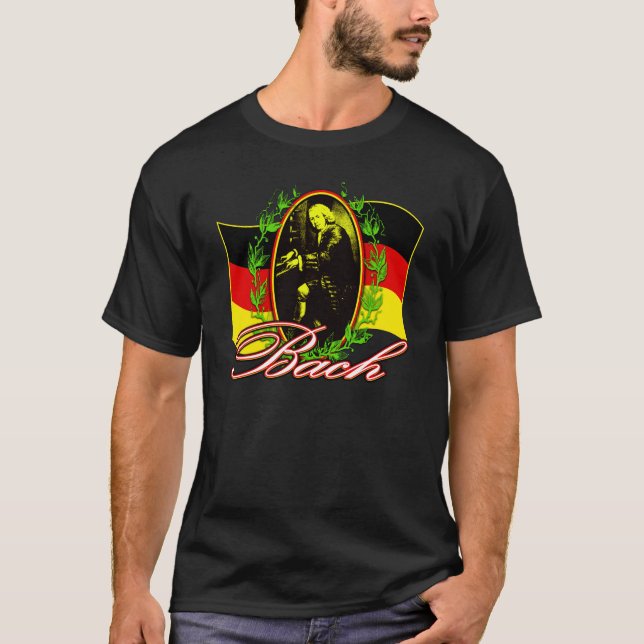 Camiseta de Johann Sebastian Bach (Anverso)