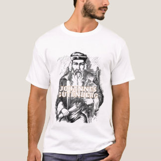 Camiseta de Johannes Gutenberg