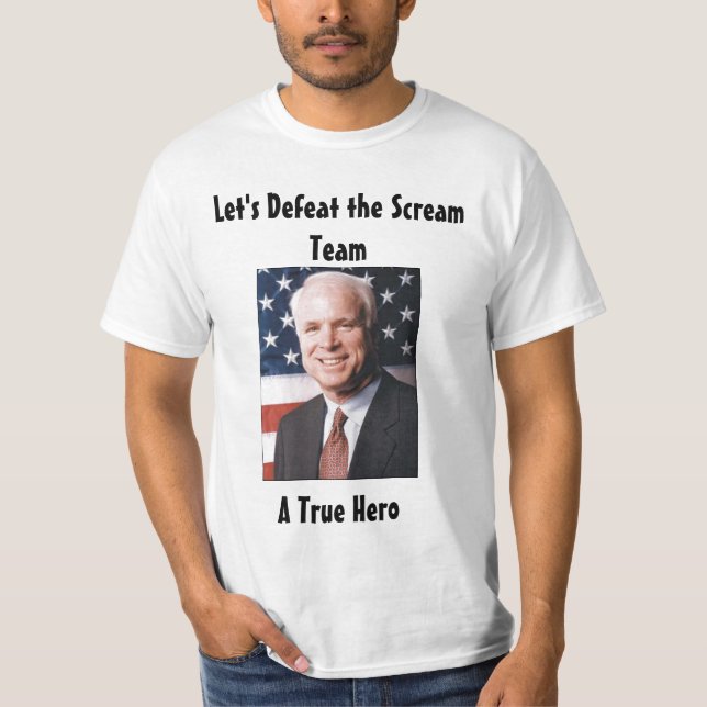 Camiseta de John McCain (Anverso)