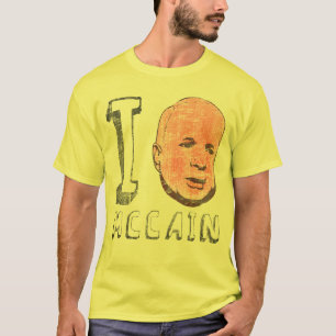 Camiseta de John McCain del corazón I