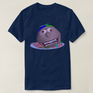 Camiseta de Johnny con Cabeza de Halloween en un P