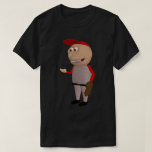 Camiseta de Johnny de béisbol (Jardinero Rojo)