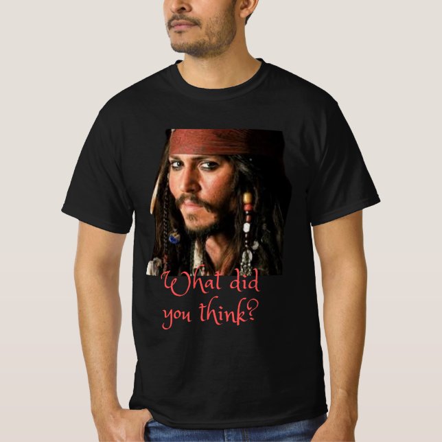 Camiseta de Johnny Depp  (Anverso)