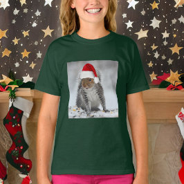 Camiseta de Jolly Santa Squirrel Chica