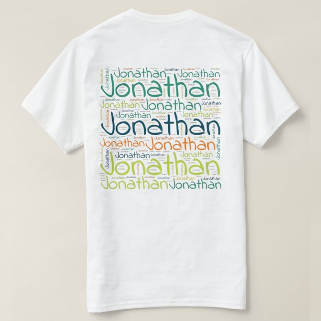 Camiseta de Jonathan (Reverso del diseño)