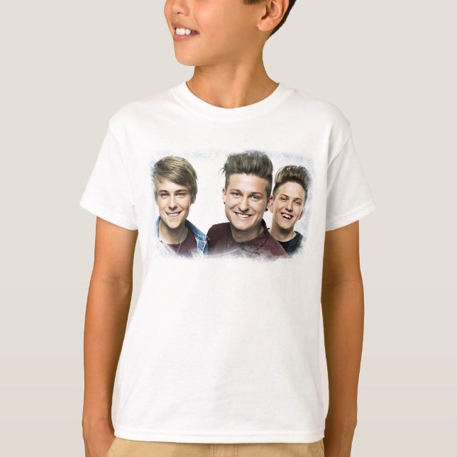 Camiseta de JTR Hanes ComfortBlend® EcoSmart, (Anverso)