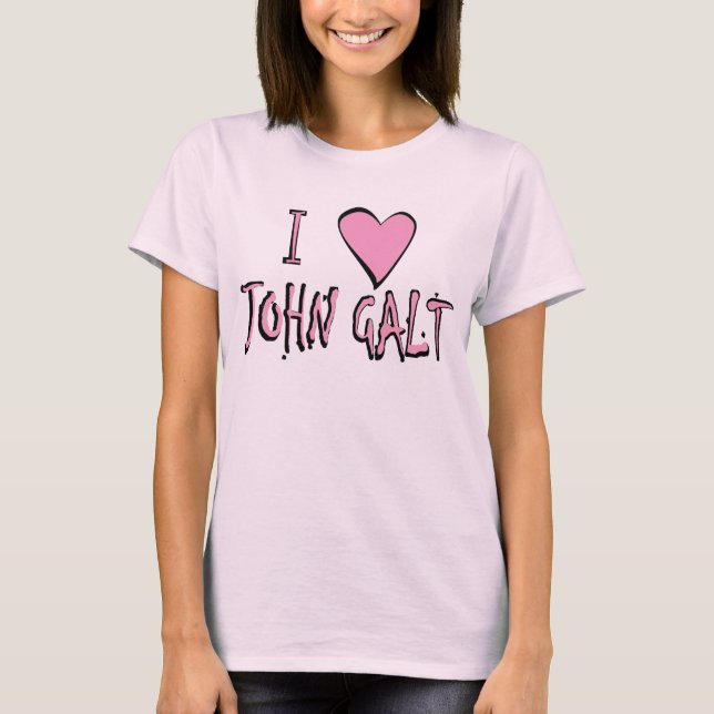 Camiseta de Juan Galt del corazón I (Anverso)