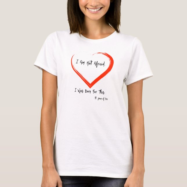 Camiseta de Juana de Arco (Anverso)