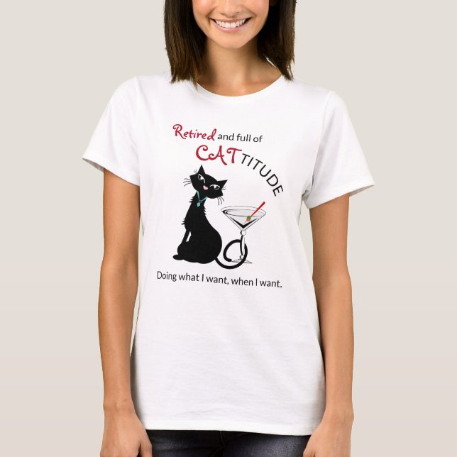 Camiseta de Jubilación de Cattitude (Anverso)