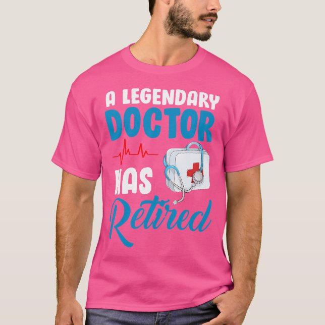 Camiseta De Jubilación De Médicos Retirados Por Re (Anverso)