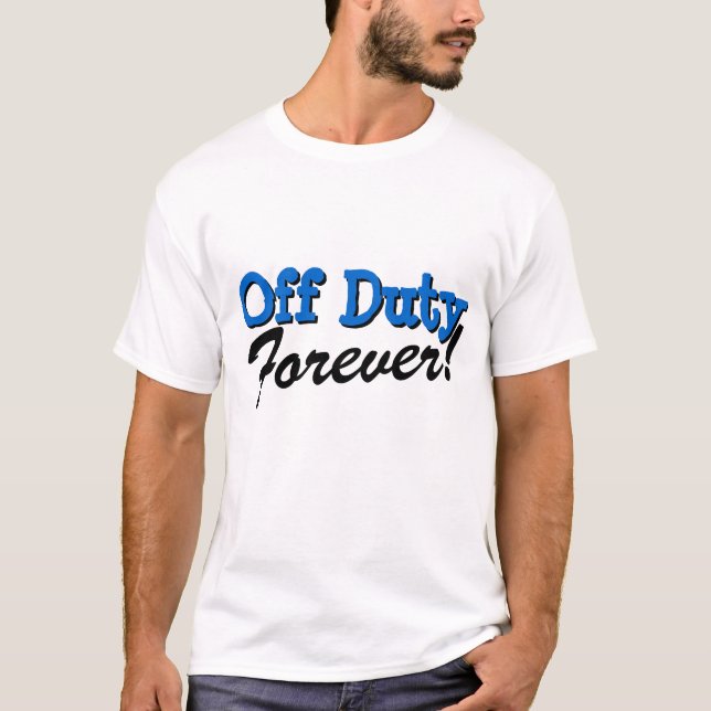 Camiseta de jubilación fuera de servicio (Anverso)