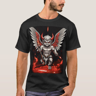 Camiseta de juego de ángel del diablo