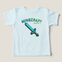 Camiseta de juego de espada pixel inspirada en Min