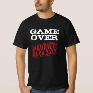 Camiseta de juego sobre la camiseta graciosa con s