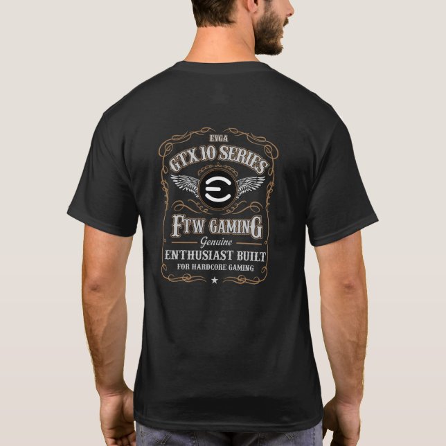 Camiseta de juegos retro FTW de la serie EVGA 10 (Reverso)