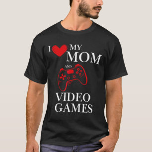 Camiseta de jugador 'Amo a mi mamá y los videojueg