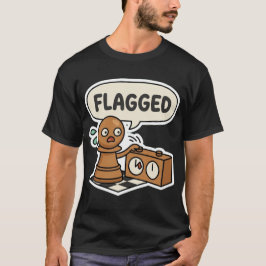 Camiseta de Jugador de Ajedrez Divertida Marcada
