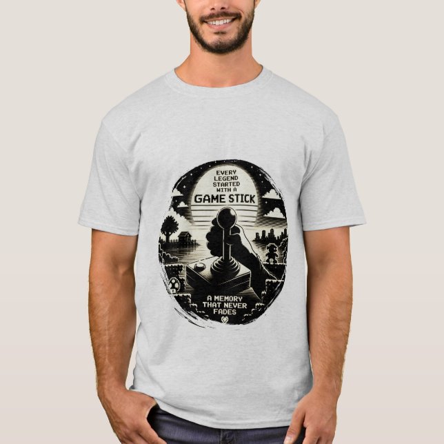 Camiseta de jugador de arcade retro (Anverso)