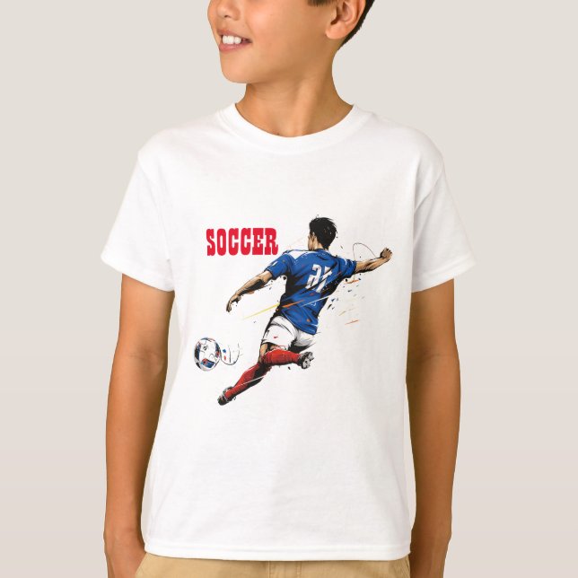 Camiseta de jugador de equipo de fútbol (Anverso)