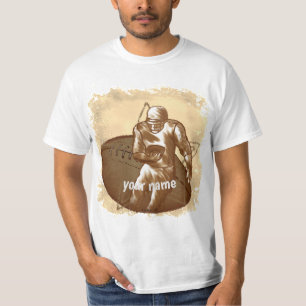 Camiseta de jugador de fútbol sucio