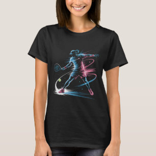 Camiseta de jugador de Padel Neon, Retro Padel Ten