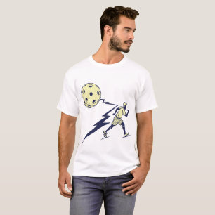 Camiseta de jugador de Pickleball con rayo rápido