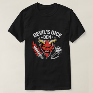 Camiseta de jugador de RPG del Infierno de Dados d