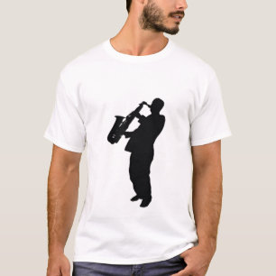 Camiseta de jugador saxofón
