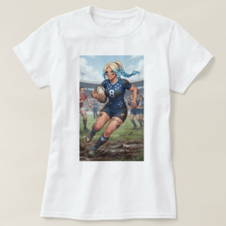 Camiseta de jugadora de rugby