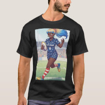 Camiseta de jugadora de rugby