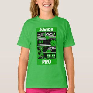 Camiseta de jugadora de tenis junior