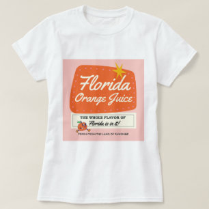 Camiseta de jugo Naranja de Florida