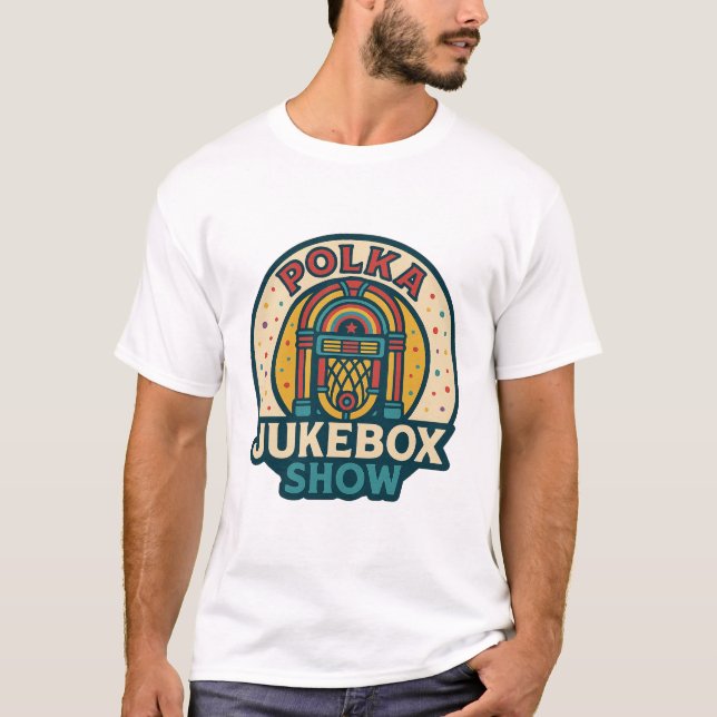 Camiseta de Jukebox de Polka para Hombres (Anverso)