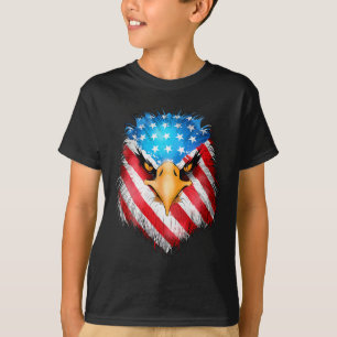 Camiseta De Julio Águila Patriótica Eagle Eeuu Hombres Band