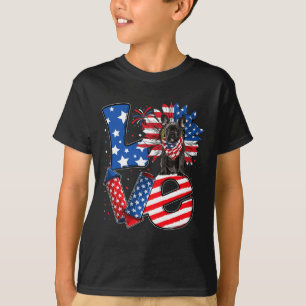 Camiseta De Julio Decor Patriótico Amor Bulldog Francés Per