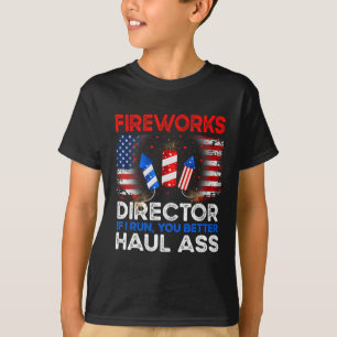 Camiseta De Julio Hombres Fuegos Artificiales Director Si T