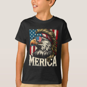 Camiseta De Julio Patriótico Gracioso Águila 4 De Julio Est