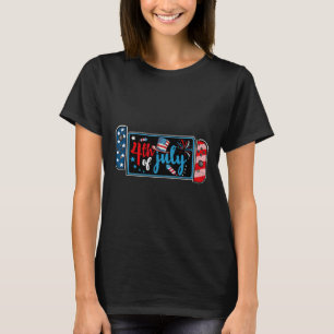 Camiseta De Julio Videojuego Jugador Estadounidense Niños H