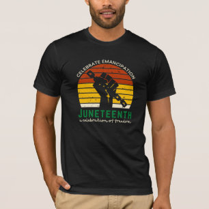 Camiseta de Juneteenth Celebrando la Libertad