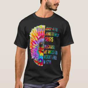Camiseta de junio, regalo para mujeres negras, pel