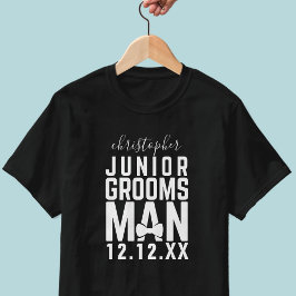 Camiseta de Junior Groomsman para la boda de la fi