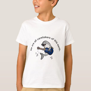 Camiseta de Kai Dolphin: Cuidado de la Tierra para