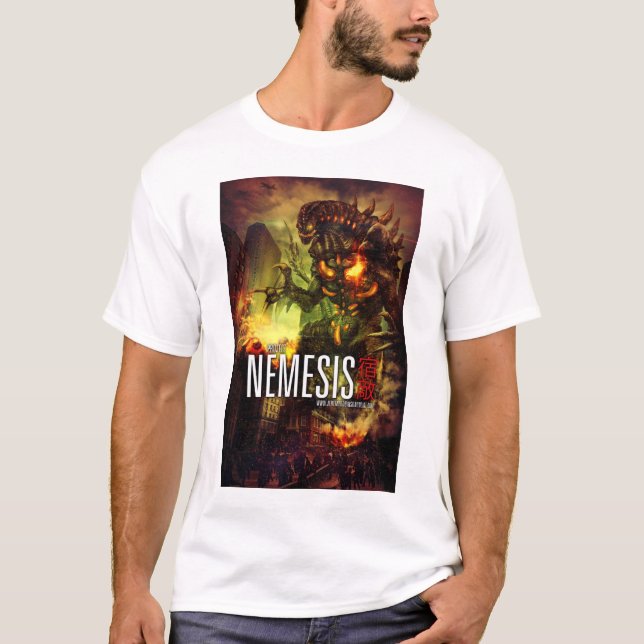 Camiseta de Kaiju de Némesis - arte de Cheung (Anverso)