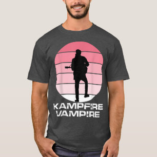 Camiseta de Kampfire Vampire Música Escocesa Negro