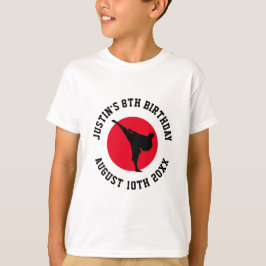 Camiseta de karate para artes marciales Cumpleaños