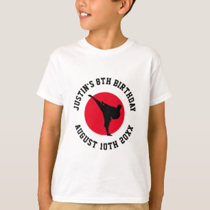 Camiseta de karate para artes marciales Cumpleaños